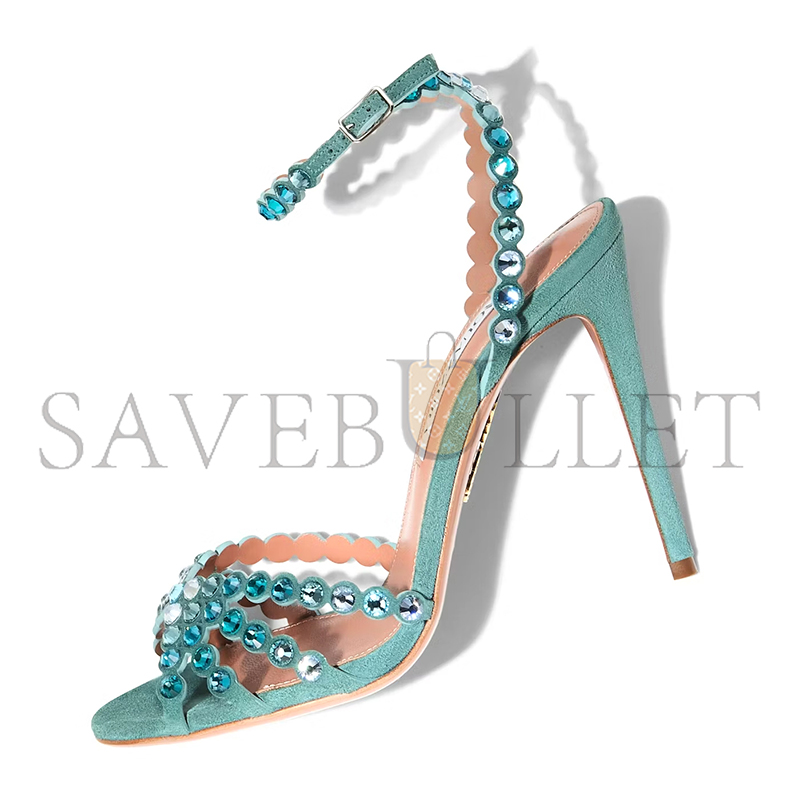 AQUAZZURA TEQUILA SANDAL 105 TQLHIGS0-SUE-LGE
